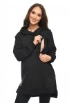 MijaCulture hoodie for pregnant women and breastfeeding Aurelia  Black