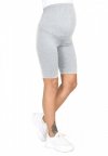 MijaCulture - wygodne krótkie legginsy ciążowe 4008/M25 melanz
