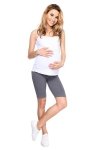 Wygodne legginsy ciążowe Mama 1052 szary