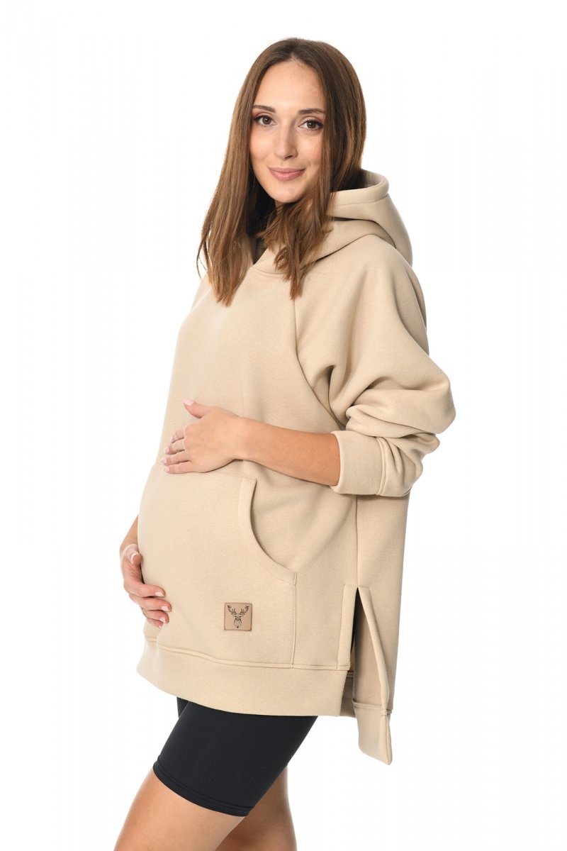 MijaCulture hoodie for pregnant women and breastfeedinf &quot;Molly&quot;  Pink