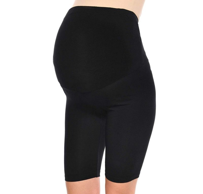 Wygodne legginsy ciążowe Mama 1052 czarny 