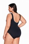 AVA SWIMWEAR STRÓJ KĄPIELOWY JEDNOCZĘŚCIOWY SKJ 62 BLACK MAXI