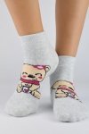 NOVITI SKARPETY FROTTE WZORZYSTE ABS GIRLS SF006
