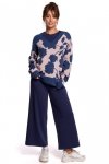 Be Knit BK056 Sweter w kwiaty - model 2