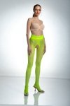 Amour Rajstopy Hip Lace Fluo Yellow 30 DEN