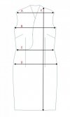 Stylove S360 Sukienka z finezyjnym dekoltem na zakładkę - fioletowa