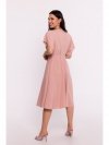 BeWear B278 Sukienka rozkloszowana - różowa