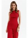 Stylove S115 Kombinezon z szerokimi nogawkami - czerwony