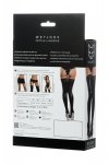 Glossy Glossy Shiny Wetlook stockings with a lace ELIZA - black