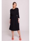 Stylove S403 Sukienka oversize z modalu - czarna