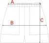 BeWear B295 Szorty z kieszeniami - waniliowe