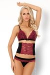LivCo Corsetti Fashion Nerysa LC 90427 Pink Rosses Collection komplet 3 cz.