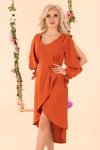 Merribel Mallani Brick Red D51 sukienka