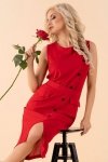 Merribel Eqalisa Wine Red D55 sukienka