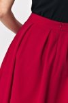 Nife Rozkloszowana czerwona spódnica midi  - SP50