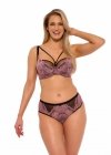 GAIA BIUSTONOSZ SEMI-SOFT MALENE BSO 1266 CZARNO-RÓŻOWY