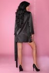 LivCo Corsetti Koszulka Jacqueline Black + szlafrok + majteczki GRATIS!