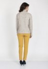 MKMSwetry Sweter Estelle SWE 121 Beżowy