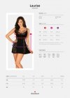 Obsessive Koszulka Laurise babydoll Czarna