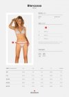 Obsessive Kostium kąpielowy Blancossa bikini Białe
