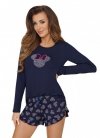 Donna Piżama Mouse II 1/2 Dark Blue