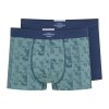 Henderson Bokserki Job 41925-MLC Granatowo-Zielone