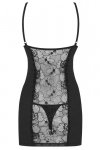 Obsessive Heartina chemise bielizna nocna komplet koszulka + stringi