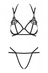 Obsessive Badossa 2-pcs set bielizna nocna komplet biustonosz + stringi