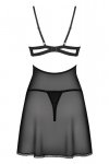 Obsessive Nutris babydoll bielizna nocna komplet koszulka + stringi