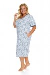 Doctornap Koszula nocna TB 5157 navy bloom plus