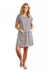 Doctornap Koszula nocna TCB 9444 black check