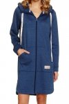 Doctornap Szlafrok damski SMZ 7228 indigo mel.