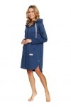 Doctornap Szlafrok damski SMZ 7228 indigo mel.