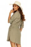 Feba Sukienka plażowa F 223/857/24 khaki
