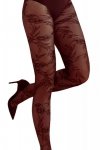 Gabriella Rajstopy Floral 576 bordo