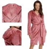 Esotiq-Henderson Szlafrok Glossy 41066 brudny róż