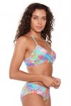 LingaDore Figi kąpielowe 7207SH coral leopard print