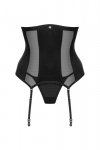 Obsessive Gorset i stringi Chic Amoria czarny