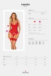 Obsessive Gorset i stringi Ingridia czerwony