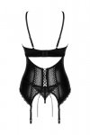 Obsessive Gorset i stringi Norides czarny