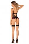 Obsessive Gorset i stringi Rosenty milticoloured