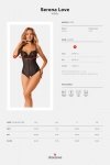 Obsessive Body otwarte Serena Love czarne
