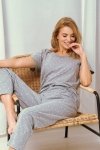 Taro Piżama damska Meg 3325 01 szary melanż