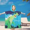 PonchoCotton World Plażowe Dziecięce z kapturem 60x60