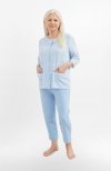 Piżama Martel Maria II 201 3/4 3XL-4XL damska rozpinana