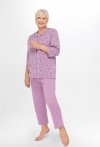 Piżama Martel Maria II 201 3/4 M-2XL damska rozpinana