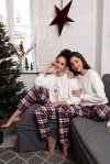 Piżama Sensis Better dł/r Soft/Flanela Christmas S-XL