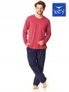 Piżama Key MNS 451 B22 Flanela M-2XL męska