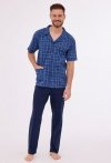Piżama Cornette 318/51 kr/r 3XL-5XL męska rozpinana