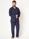 Piżama Key MNS 457 B24 Flanela dł/r M-2XL męska rozpinana
